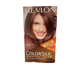 2013 Revlon Colorsilk Permanent Hair Color NEW Sealed Light Brown 51
